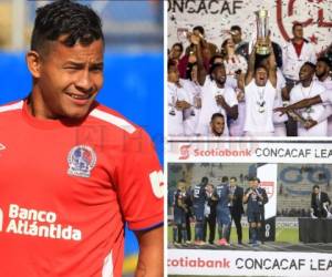 Germán el Patón Mejía, jugador del Olimpia, le recordó a Motagua que los leones sí ganaron la Liga Concacaf. Fotos: El Heraldo