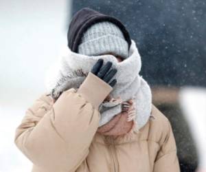 La escena en medio de la tormenta invernal en Chicago el 11 de noviembre del 2019. Foto: AP.