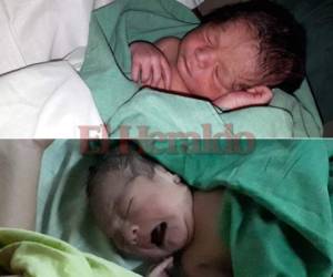 Pedro Regalado Flores Sánchez y Ángel Matías son los dos bebés que nacieron en Nochebuena en el Hospital San Felipe. (Fotos: Álex Pérez / EL HERALDO)