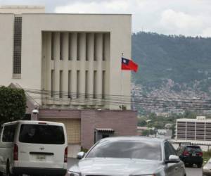 Fachada de la Embajada de Taiwán en Honduras. Foto EL HERALDO