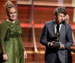 Adele fue la gran estrella de la noche en los premios Grammy.