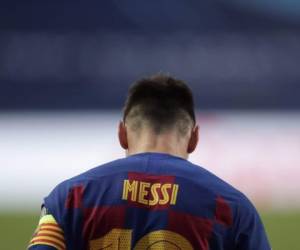 El delantero argentino del Barcelona Lionel Messi durante el partido contra Slavia Praga por la fase de grupos de la Liga de Campeones. (AP Foto/Joan Monfort, archivo).