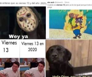 Los memes no se hicieron esperar en redes sociales por la llegada del viernes 13 en el año 2020, año en el que el mundo se ha enfrentado a varios acontecimientos, sobre todo la pandemia del coronavirus.