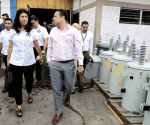 Los interventores hicieron un recorrido y constataron la precariedad en uno de los planteles de la ENEE.