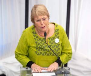 La expresidenta de Chile, Michelle Bachelet. Foto AFP