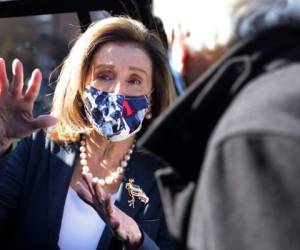 En conferencia de prensa telefónica, Nancy Pelosi dijo que “esta elección trata nada menos que de recuperar el alma de Estados Unidos. Foto: Agencia AFP.