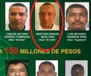 Arístides Manuel Meza Páez, conocido con el alias de “El Indio”, murió en un enfrentamiento. Foto: Agencia AFP
