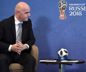 Gianni Infantino presidente de la FIFA. Foto:AFP