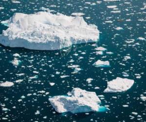 La superficie mínima se constató el 15 de septiembre, en 3,74 millones de km2, según el Centro Nacional de Nieve y Hielo (NSIDC por su sigla en inglés) de la universidad de Colorado Boulder. Foto: AFP