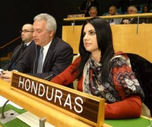 Elizabeth Flores, representante permamente de Honduras ante la ONU.