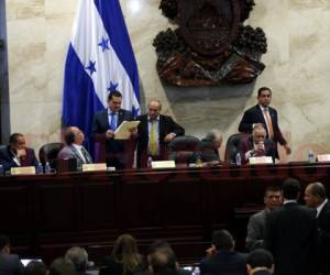 El titular del Legislativo, Mauricio Oliva, volvió a presidir la sesión ordinaria luego de haberse ausentado la semana pasada.
