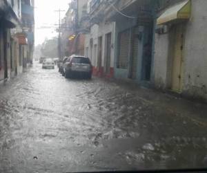 Las fuertes lluvias iniciaron a las 2:00 de la tarde