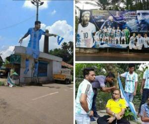 Nepal, India, Bangladesh han mostrado más que pasión, locura por la selección argentina. Foto: Argentina fans - FIFA World Cup.