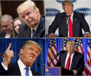Estos son los gestos más graciosos del presidente de los Estados Unidos, Donald Trump... ¿Qué te parecen? (Fotos: Agencias/AP/AFP)