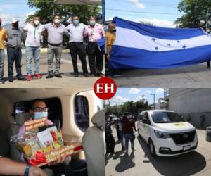 Los siete alcaldes hondureños que solicitaron vacunas anticovid a El Salvador viajaron este lunes al país vecino para reunirse con el ministro de Salud y acordar los siguientes pasos para el donativo. Fotos: David Romero/El Heraldo