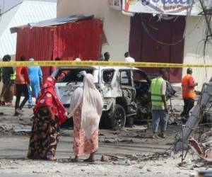 Washington, el primer apoyo financiero extranjero de Somalia, condenó el ataque y expresó sus condolencias a las familias de las víctimas. Foto: AFP