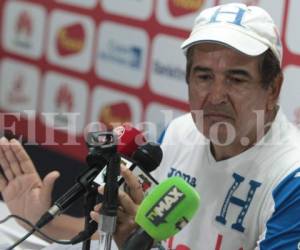 Jorge Luis Pinto, entrenador de la Selección Nacional de Honduras. (Foto: Juan Salgado / Grupo Opsa)