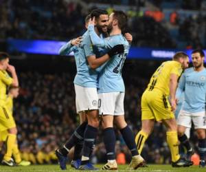 El City se dio un festín de goles en el Etihad Stadium donde la figura fue el brasileño Gabriel Jesús que marcó cuatro goles. Foto/AFP