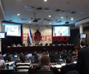 Este jueves se lleva a cabo una sesión en el Congreso Nacional de Honduras. (Foto: Álvaro Mejía / EL HERALDO)