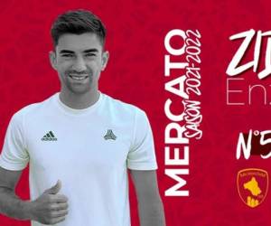 Así lo anunció el Rodez el ficha de Enzo Zidane. Foto: twitter.