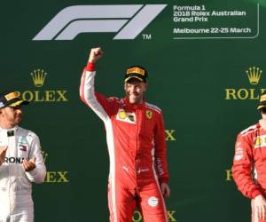 Sebastian Vettel se lleva el Gran Premio de Australia de F1. Foto: AFP