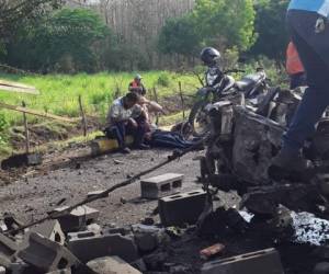 Los heridos fueron llevados al Hospital General del Sur.