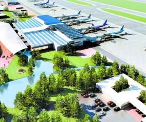 Así luciría el aeropuerto que el gobierno de la República piensa construir en Palmerola