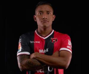 El catracho llegó al equipo Manudo en 2018, y se ha convertido en uno de los pilares de la columna vertebral del equipo tico. Foto: Redes Sociales Liga Deportiva Alajuelense