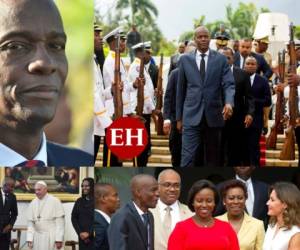 El violento asesinato del presidente haitiano Jovenel Moïse en la isla caribeña de Haití causó conmoción este miércoles en el mundo y fue calificado como un “acto abominable”. Esta es su vida. Fotos: AP/AFP.