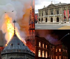 La catedral de Notre Dame, Teatro de Ginebra y el Museo Rio de Janeiro.