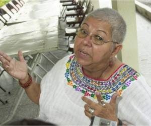 Gladys Lanza, coordinadora del movimiento Visitación Padilla.