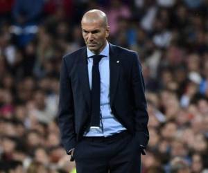 Zinedine Zidane, entrenador del Real Madrid. Foto AFP