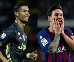 Messi votó por Cristiano Ronaldo por primera vez. Fotos AFP