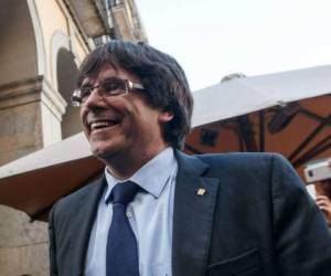 Carles Puigdemont, expresidente Catalán, no descartó nuevas elecciones ante el bloqueo político en Cataluña. Foto: Agencia AFP