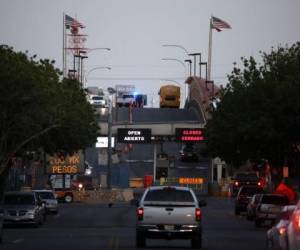 Imagen del Puerto de Entrada de Stanton Street en El Paso, Texas. Foto AFP