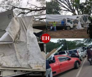 ¡Más daños en los hospitales móviles! Esta vez, una rastra que transportaba un módulo de las Unidades de Cuidados Intensivos (UCI) para instalarlo en Juticalpa, Olancho, sufrió un accidente que provocó la destrucción total de la unidad modular. El percance vial ocurrió en el sector de La Talanquera. Estas son las fotos del caos y tráfico infernal en ese sector del país.