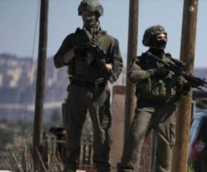 Soldados israelíes durante una operación de búsqueda en la ocupada Cisjordania, 19 de marzo de 2019. Foto de referencia: AFP