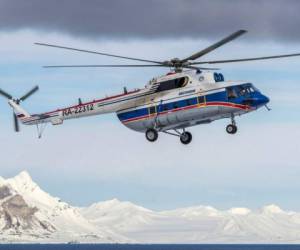 El helicóptero ruso ha sido hallado y sus ocho ocupantes se dan por muertos, informaron este domingo los equipos de rescate noruegos. Foto AP