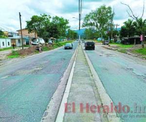 El bulevar Morazán de la ciudad de Siguatepeque es de los pocos proyectos del gobierno que se iniciaron y se finalizarán el 2022.