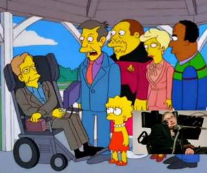 Stephen William Hawking es uno de los capítulos de Los Simpson.
