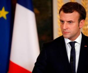 El presidente de Francia fue contundente en sus declaraciones. Foto: AFP.