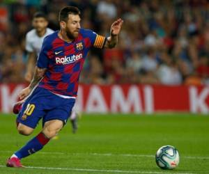 Leo Messi sigue siendo figura a los 32 años de edad. (AP)