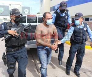 Sobre el detenido pesa una condena de 23 años de cárcel por el delito de asesinato y otras acusaciones. Foto: Marvin Salgado/EL HERALDO.