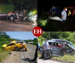 Luto, dolor y llanto han dejado los accidentes de tránsito en las últimas semanas en Honduras. En uno de los hechos murió una familia completa, mientras que en otro fallecieron tres menores de edad.