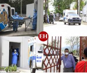 Luego de casi tres meses de su llegada desde Turquía a Honduras, este jueves inició a operar uno de los dos primeros hospitales móviles en la ciudad de San Pedro Sula, zona norte de Honduras. Foto: EL HERALDO.