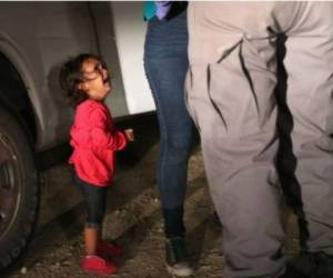 La imagen ha sido utilizada pcomo símbolo de la política tolerancia cero en Estados Unidos. Foto: John Moore, Getty Images.