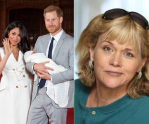 En la imagen de la izquierda, Meghan y Harry presentando a su hijo Archie Harrison Mountbatten-Windsor, mientras que en la imagen de la derecha aparece Samantha Markle.