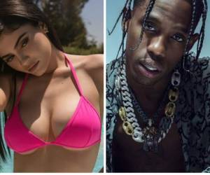 Kylie Jenner y Travis Scott iniciaron una relación recientemente, luego que la socialité terminara con su ex el también artistas Tyga. Fotos: Fcaebook Kylie Jenner/ Travis Scott.