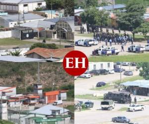 Un fuerte tiroteo se registró la mañana de este lunes en el módulo de máxima seguridad de la Penitenciaría Nacional de Támara. Horas después hasta el recinto carcelario llegaron fuertes dispositivos militares y policiales. Fotos: Alex Pérez/EL HERALDO.