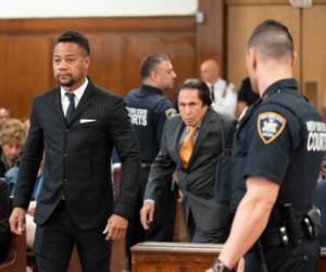 Cuba Gooding Jr. comparece en una corte en Nueva York el jueves 10 de octubre de 2019. El actor está acusado de manosear a una mujer de 29 en un bar en Nueva York el 9 de junio.